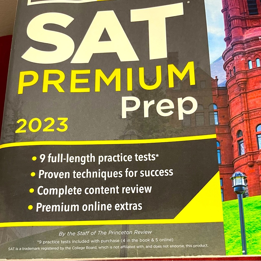 Princeton Review SAT Premium Prep, 2023: (College Test Preparation)1A MUST HAVE